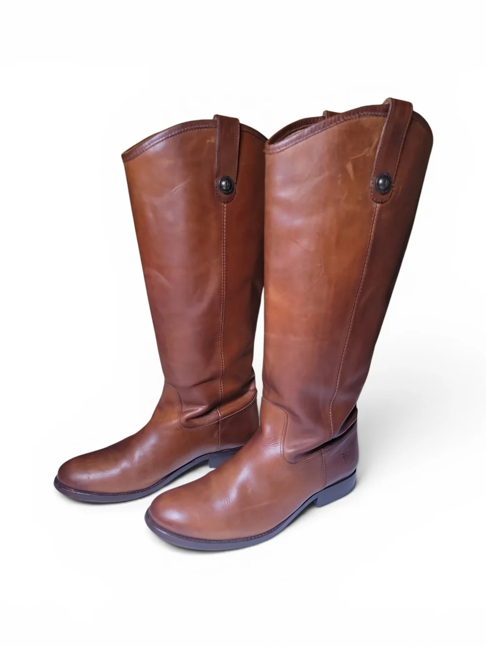 Frye Women’s Tall Riding Boots - Brown Leather 77167